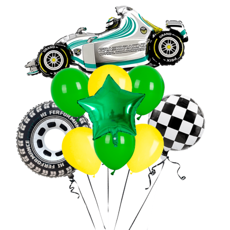 Arreglo de Globos de Formula 1
