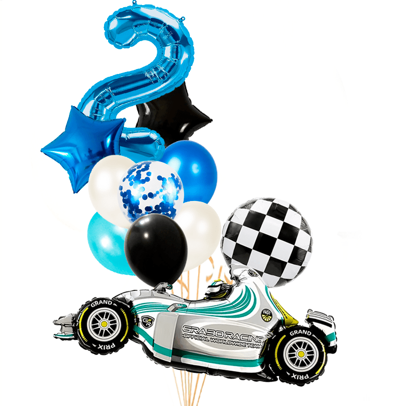 Formula 1 + Número y Globos latex Formula 1 + Número y Globos latex