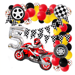 Semi arco de globos Moto Gran Prix