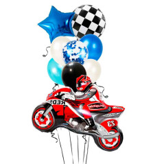 Arreglo de Globos de Moto Gran Prix