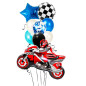 Globo Moto GP + Globos latex y aluminio Globo Moto GP + Globos latex y aluminio