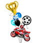 Globo Moto GP +Copa + globos latex Globo Moto GP +Copa + globos latex