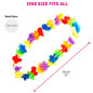 Collar de leis arcoíris Pride Party LGBTIQ+ (pack 12 uds) Collar de leis arcoíris Pride Party LGBTIQ+ (pack 12 uds)