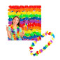 Collar de leis arcoíris Pride Party LGBTIQ+ (pack 12 uds) Collar de leis arcoíris Pride Party LGBTIQ+ (pack 12 uds)