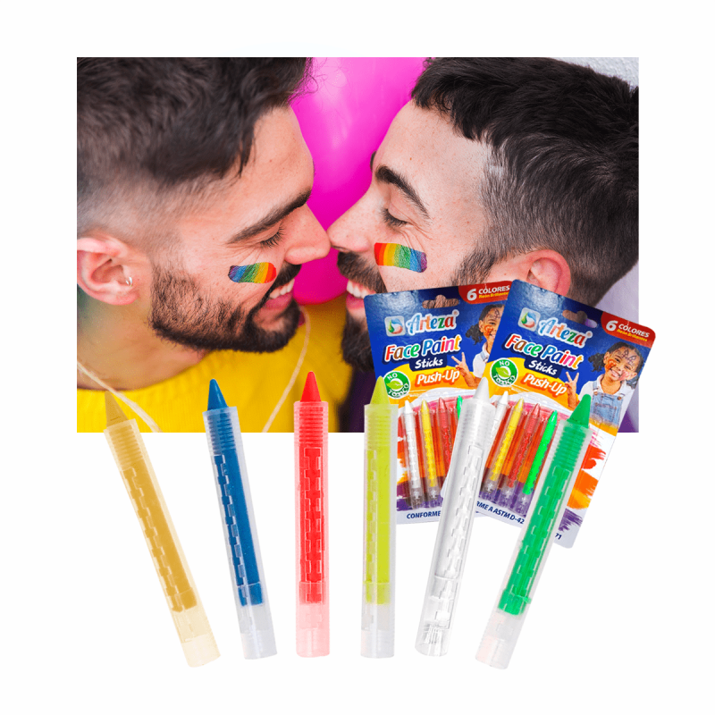 Lapiz Pintura Facial Pride Party LGBTIQ+ Lapiz Pintura Facial Pride Party LGBTIQ+