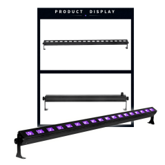 Barra de Luz UV de 1 mt con 18 leds x 3w