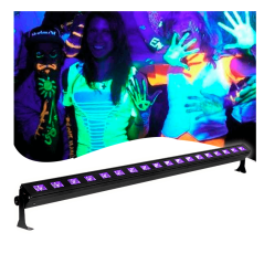 Barra de Luz UV de 1 mt con 18 leds x 3w