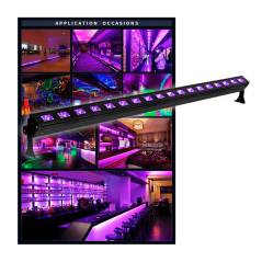 Barra de Luz UV de 1 mt con 18 leds x 3w