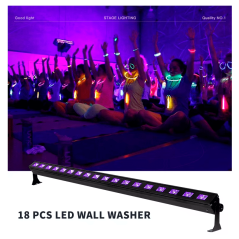 Barra de Luz UV de 1 mt con 18 leds x 3w