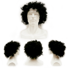 Peluca  Ondulada Negra Africa Look