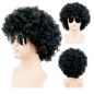 Peluca Ondulada Negra Africa look NA 10506 Peluca Ondulada Negra Africa look NA 10506