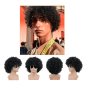Peluca Ondulada Negra Africa look NA 10506 Peluca Ondulada Negra Africa look NA 10506