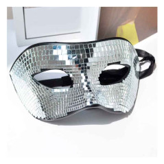 Máscara diseňo Disco con brillo