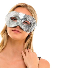 Máscara diseňo Disco con brillo