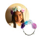 Diadema o Vincha de Flores Mod. 4
