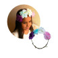 Diadema o Vincha de Flores Mod. 4