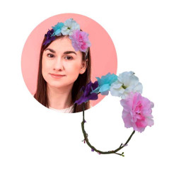 Diadema de Flores Mod. 4