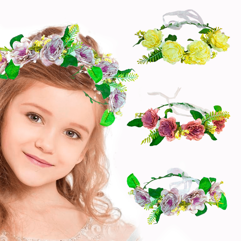 Diadema de Flores Mod. 3 (Und)