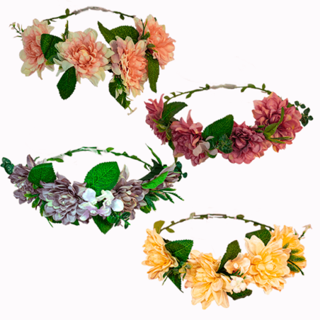 Diadema de Flores Mod. 2 (Und)
