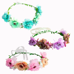 Diadema o Vincha de Flores Mod. 1 (Und)