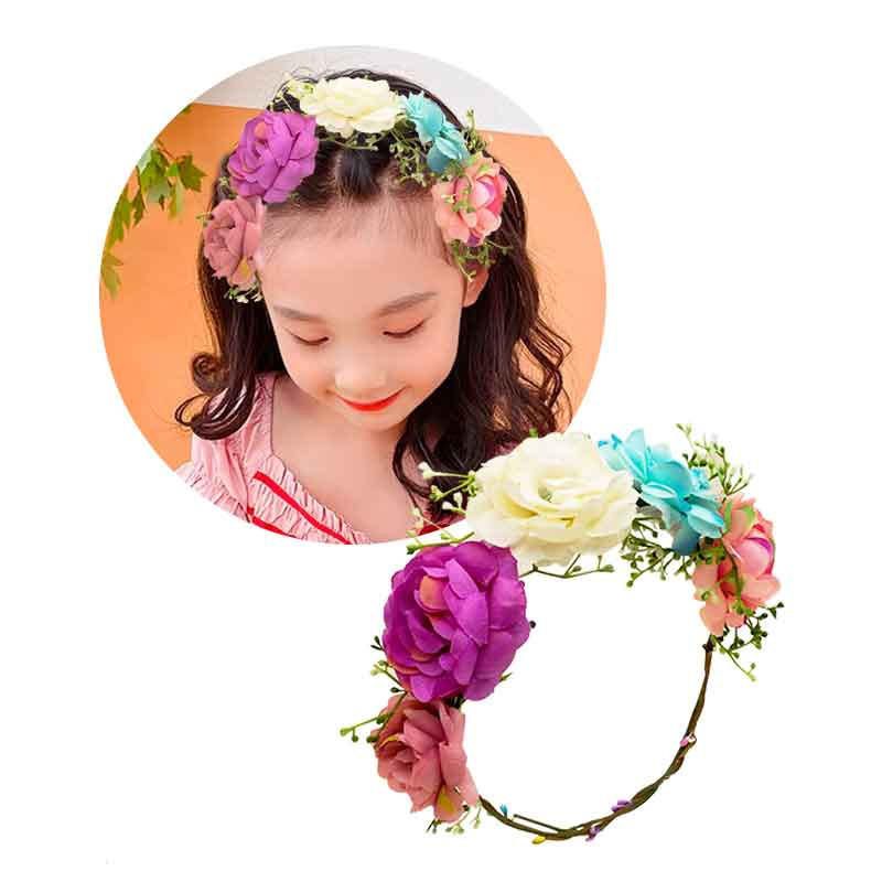 Diadema o Vincha de Flores Mod. 5