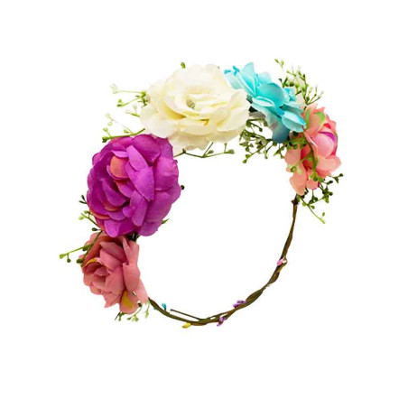 Diadema o Vincha de Flores Mod. 5