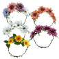 Diadema o Vincha de Flores Mod. 7 (Und)