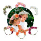 Diadema o Vincha de Flores Mod. 8 (Und)