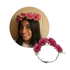 Diadema de Flores Mod. 8