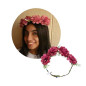 Diadema o Vincha de Flores Mod. 8 (Und)