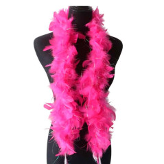 Collar o Boa de Plumas (Fucsia)