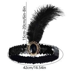 Diadema o Vincha estilo años 20