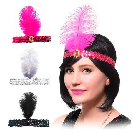 Diadema o Vincha estilo años 20