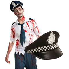 Sombrero de disfraz de policía