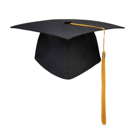 Sombrero o gorro (Birrete) de graduación