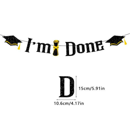 banner graduación cartulina