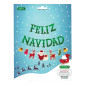 Banner Feliz navidad cartulina