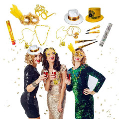 Cotillón año nuevo de  14 articulos