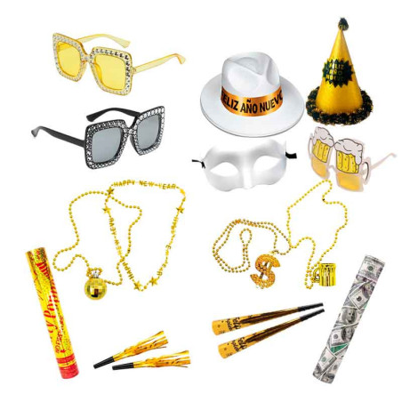 Cotillon Noche Vieja de 16 articulos (Mod B)