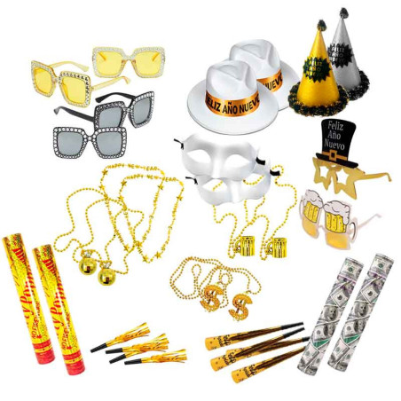 Cotillon Año Nuevo de 32 articulos (Mod B2)