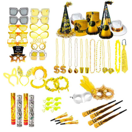 Cotillon Año Nuevo de 58 articulos (Mod C)