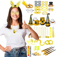 Cotillón año nuevo de 58 articulos