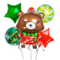 Juego de globos Oso Navidad Juego de globos Oso Navidad