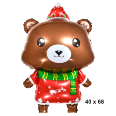 Globos navidad Oso