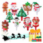 Globos decorativos Navidad Pack 10 uds