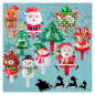Globos decorativos Navidad Pack 10 uds