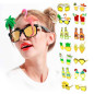 Gafas ,Lentes para cócteles tropicales (Pack 6 Uds)
