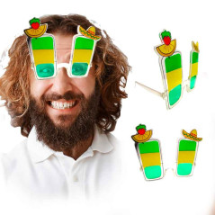 Lentes, gafas para cócteles tropicales (Pack 6 Uds)