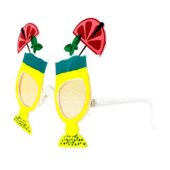 Lentes, gafas para cócteles tropicales (Pack 6 Uds)