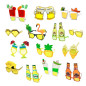 12 divertidos lentes con forma variada, coctéles, tropical etc